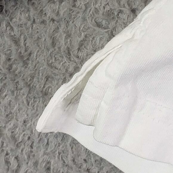 Psycho Bunny Polo Shirt Size 6 US Large L Patchin Chenille Logo White - Picture 7 of 10